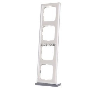 Четверная рамка, белая, для крышки канала. - Четверная рамка, кремово-белая 2514-212K-102