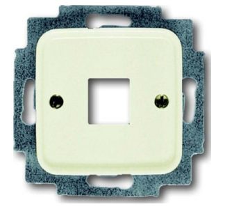 Белая крышка для 1 модульной розетки - базовый элемент с центральной крышкой 2561-212