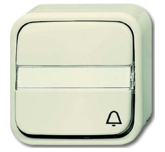 Переключатель-качелька создает одноконтактный контакт. AP - Кнопка 1, нормально разомкнутый контакт (НО), белый 2621 NAP/KI