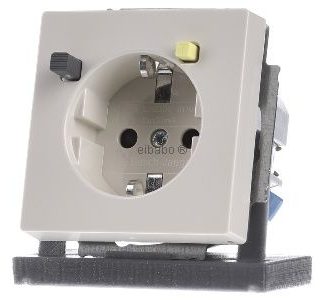 Вставка FI-SchukoMAT цвета слоновой кости - электрическая розетка 3120 EUCB-82