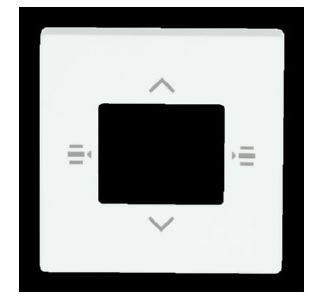 Центральный блок управления Studio, белый/матовый, 7-секционный KNX - Блок 6108/61-884
