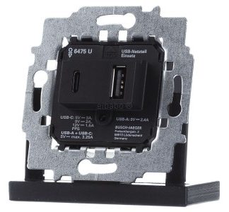 USB-разъем для подключения блока питания A+C - блок питания 230 В/5...12 В 6475 U