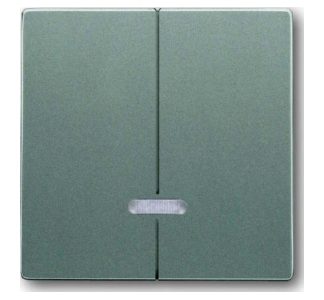 Элемент управления с люминесцентной лампой. Размер - Крышка диммера, серая 6545-803