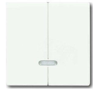 Панель управления Control Element Studio, матовая белая - крышка для белого диммера 6545-884