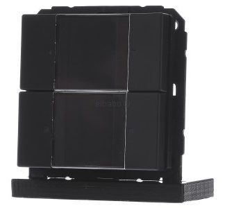 Матовый черный настенный передатчик - Пульт дистанционного управления для включения/выключения устройства 6736/01-885