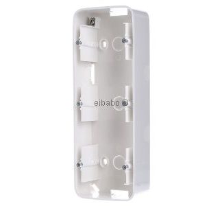 Тройной корпус AP, белый - Накладной корпус, тройной, белый 1703-214