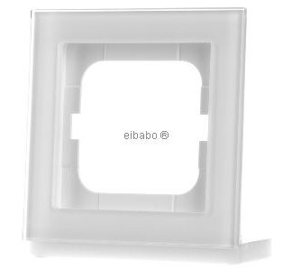 Рамка 1x белое стекло - Рамка 1x белое 1721-280