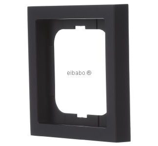 Рама 1x матовая черная, для тросов. - Рама 1x черная 1721-885K