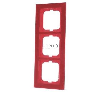 Тройная красная рамка 1723-287