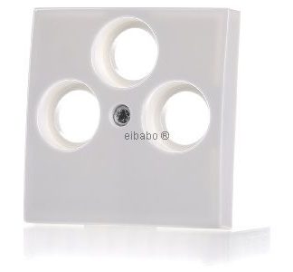 Крышка разъема антенны, 3 отверстия, цвет Alpine White, центральная крышка 1743-03-914