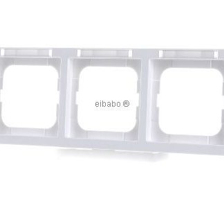 Тройная рамка stws, горизонтальная надпись - трехстворчатая рамка белая 1733-184 NSK