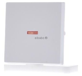 Панель управления, матово-белая - Накладка на переключатель/кнопку, белая 1789-884