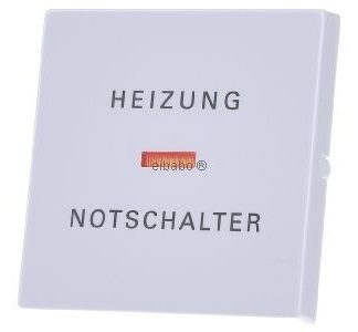 Аварийный выключатель Rocker davos/studio белого цвета для отопления 1789 H-84