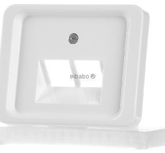 Глянцевая белая крышка для односторонней розетки Studio, ОАЭ, 1803-02-24G