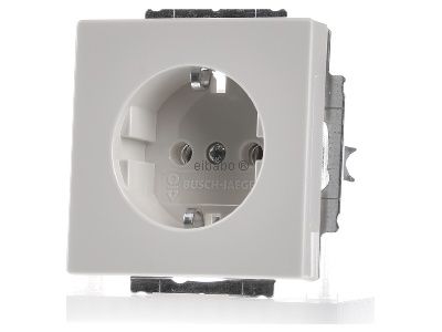 Вставка для розетки Schuko 2P+E кремово-белого цвета - электрическая розетка 20 EUC-82