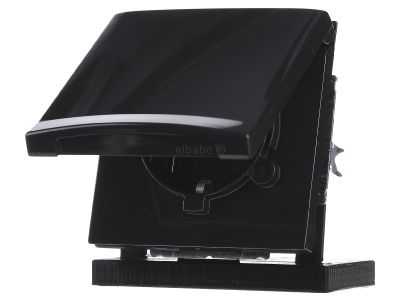 Вставка розетки Schuko IP44 антрацит - Розетка электрическая 20 ЭУГК-35-101