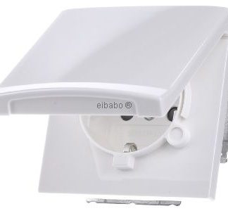 Вставка для розетки Schuko IP44, альпийский белый - Электрическая розетка 20 EUGKB-34-101