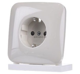 Белая розетка - Электрическая розетка 20 EUJKS-212