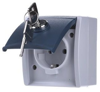 Запираемая розетка Schuko - электрическая розетка 20 EWSL-53