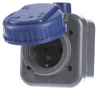 Штыковой замок с розеткой - электрическая розетка 2300 EWDI