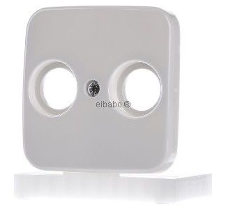 Крышка, альпийский белый, для двухконтактного антенного разъема - Центральная крышка 2531-214