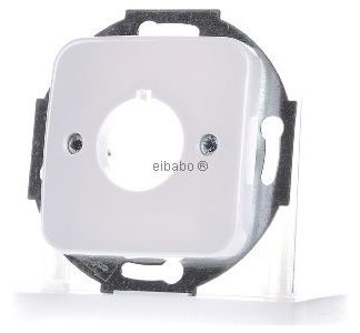 Белый альпийский кожух 22,5 мм. Устройства управления - базовый элемент с центральным кожухом 2533...