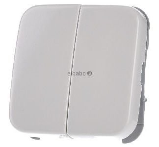 Белая накладка на переключатель/кнопку 2545-212