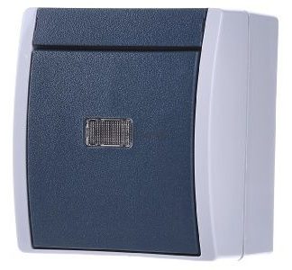 Настенный переключатель - переключатель переменного тока, трехпозиционный 2601/6 WGL-53