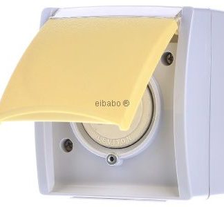 Электрическая розетка - штекерная розетка NEMA желтого цвета 3015 EWN-53