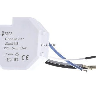 Одноканальный актуатор, белый - радиоприемник KNX 868 МГц 6702