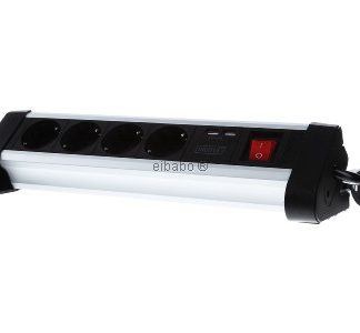 Офисный сетевой фильтр на 4 розетки с 2 портами USB - Многорозеточный DA-70614