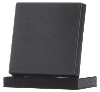 Накладка на переключатель/кнопку CWIZ-01/04, антрацитовая, односекционная.