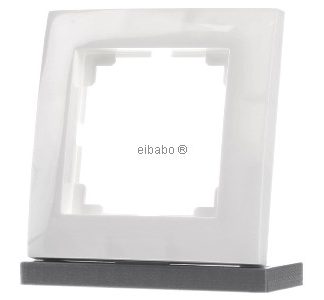 Односторонняя оправа, белая, глянцевая - Односторонняя оправа, белая CRAZ-01/01