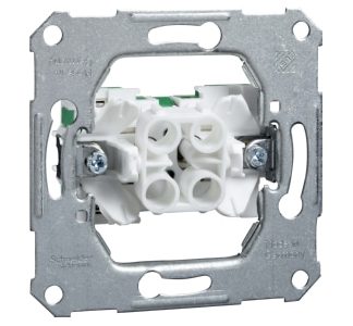 Встраиваемый перекрестный выключатель, 10 А, клеммная колодка. - Встраиваемый двухполюсный выключатель 111700