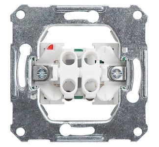 Встраиваемый выключатель для рольставней, 10 А, клеммная колодка. - 1-полюсный выключатель для рольставней 111800