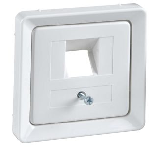 Центральный разъем RW ОАЭ 1xRJ45, Rutenbeck - Центральная крышка ОАЭ/IAE (ISDN) 206404