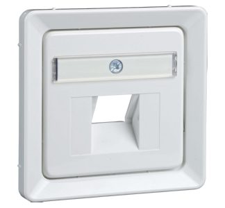 Центральный разъем RW ОАЭ 1xRJ45, Rutenbeck - Центральная крышка ОАЭ/IAE (ISDN) 206524