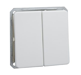 Двойной тумблерный переключатель - переключатель попеременного включения/выключения (2x 211664)