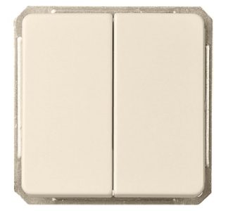 Двойной тумблерный переключатель - переключатель попеременного включения/выключения (2 шт.) 221664