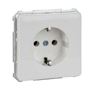 Вставка для розетки 16А, чисто белый цвет - Электрическая розетка 225004