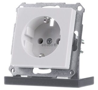 Вставка для розетки чисто белого цвета - Электрическая розетка 265004
