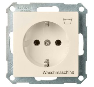 Вставка для розетки стиральной машины с маркировкой 16A JOY rw - защитный контакт розетки 265124