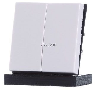 Переключатель реверса для последовательного/двойного нажатия кнопок - Белая накладка на переключатель/кнопку 2...