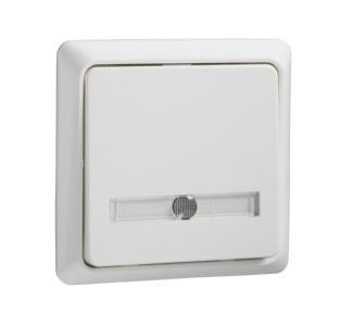 Встраиваемая кнопка белого цвета с подсветкой - Кнопка 506114