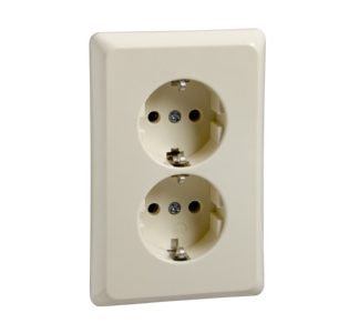 Розетка UP20 с двумя плоскими контактами - Розетка (515400)