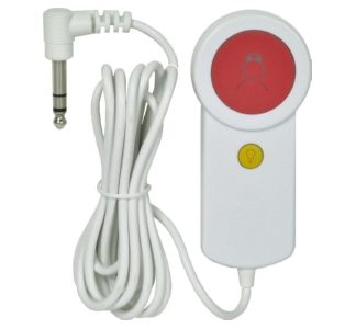 Кнопка Pear Comfort с 1 светодиодом, 2 м - для вызова/управления в клинике, номер 733490