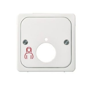 Центральная кнопка вызова для чисто белой пластины - Клиническая установка центрального элемента 735864