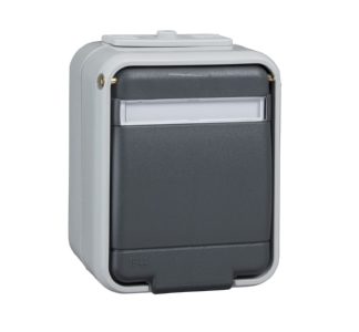 Разъем 1x AP с SF, серый/темно-серый - Разъем (ELG445019)