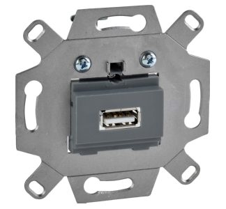 Вставка для USB-разъема, 1 шт., серая - Базовый элемент MTN4581-0000