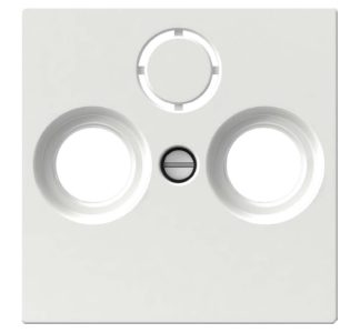 Центральная пластина с 3 отверстиями, белая, Ant.dose RAD/TV/SAT WDE002445